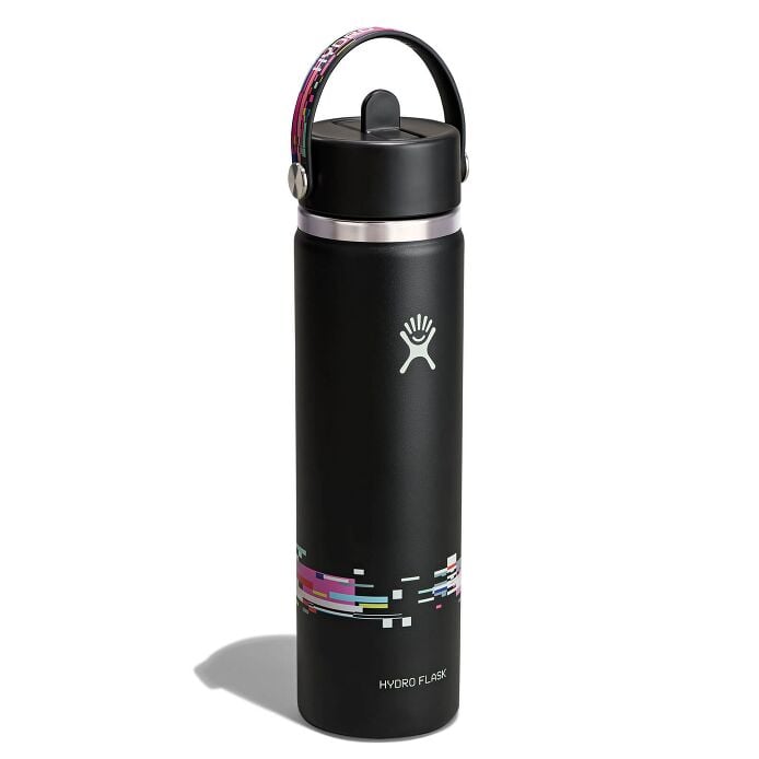 Glitch Collection - 24 oz Bottle with Flex Straw Cap - Image 2