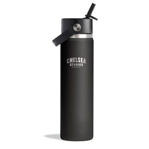 24 oz WM Flex Straw Bottle - Flask + Chelsea Studios